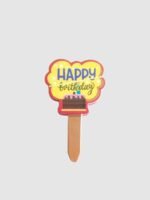 Paper Happy Birthday Cake Topper - Image 4