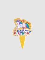 Paper Happy Birthday Cake Topper - Image 3
