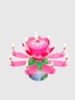 Musical Birthday Flower Candle