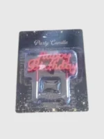 Blue Happy Birthday Candle - Image 5