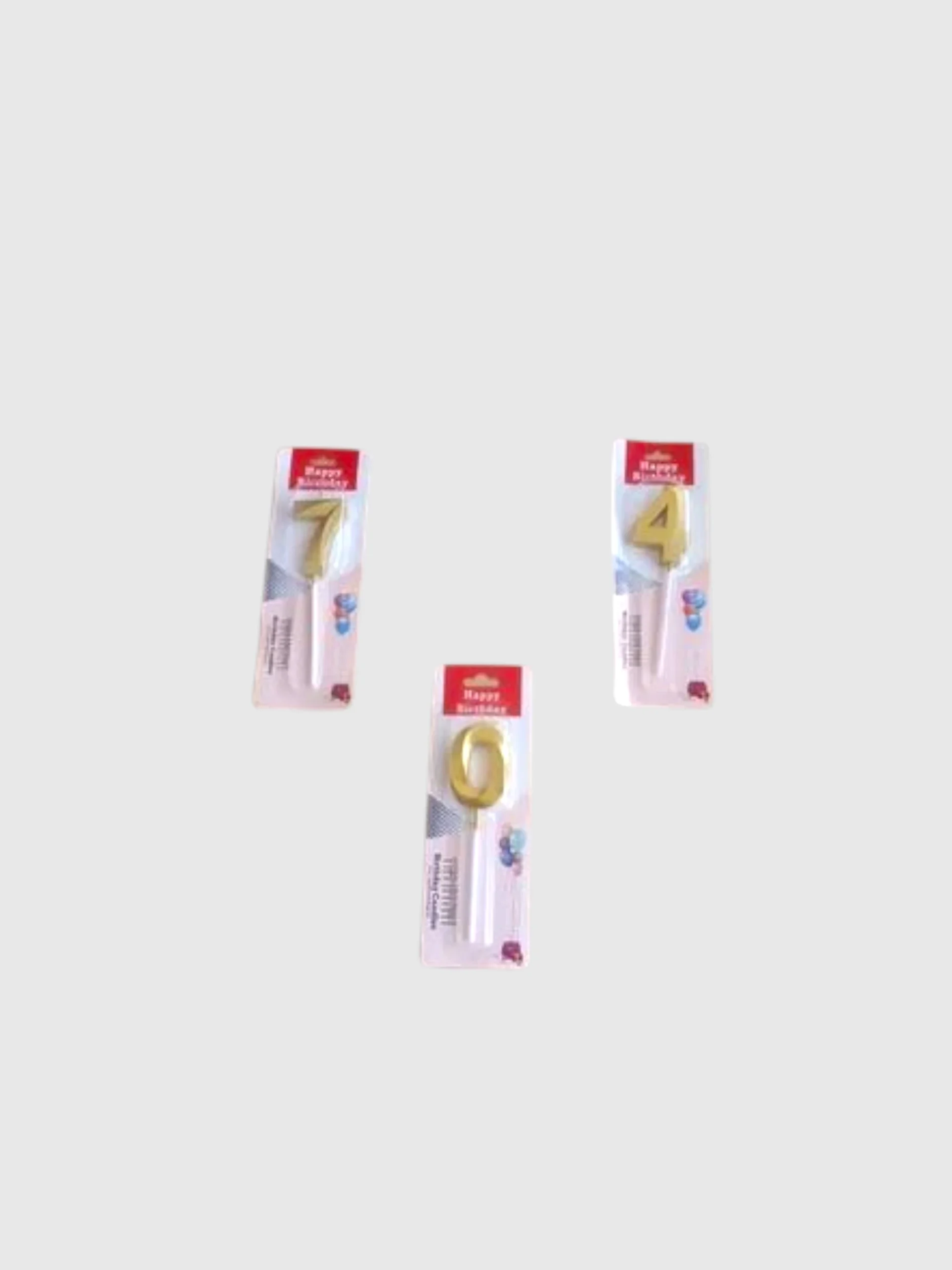 image_0901 (21) (5) Golden Number Birthday Candle - Image 1