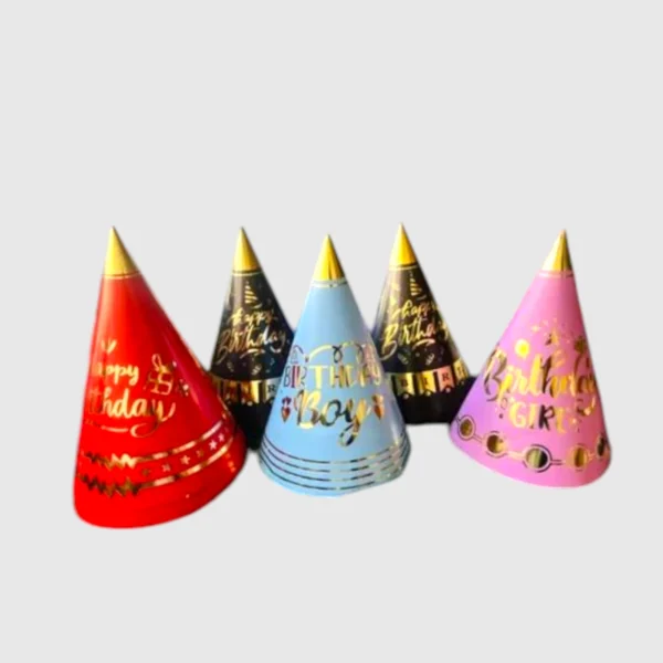 Shining birthday cap